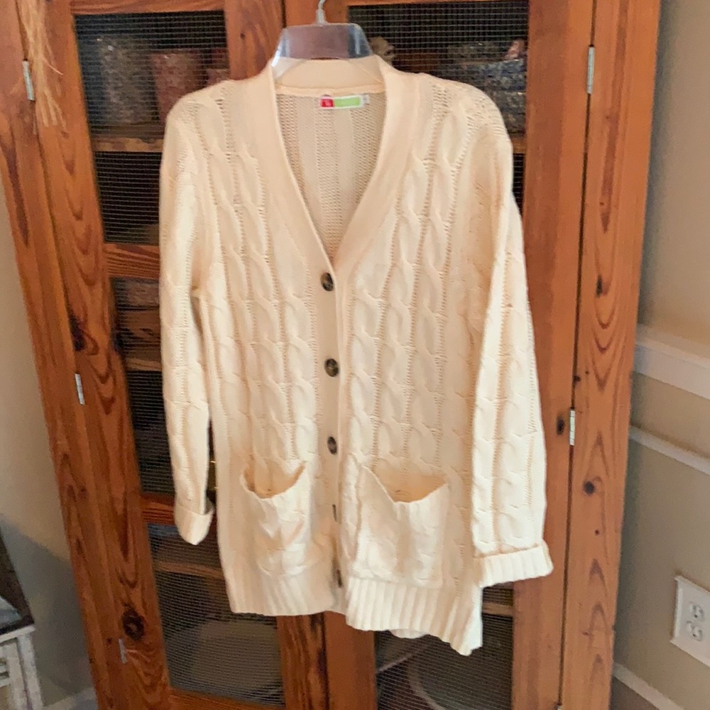 Cableknit Cardigan